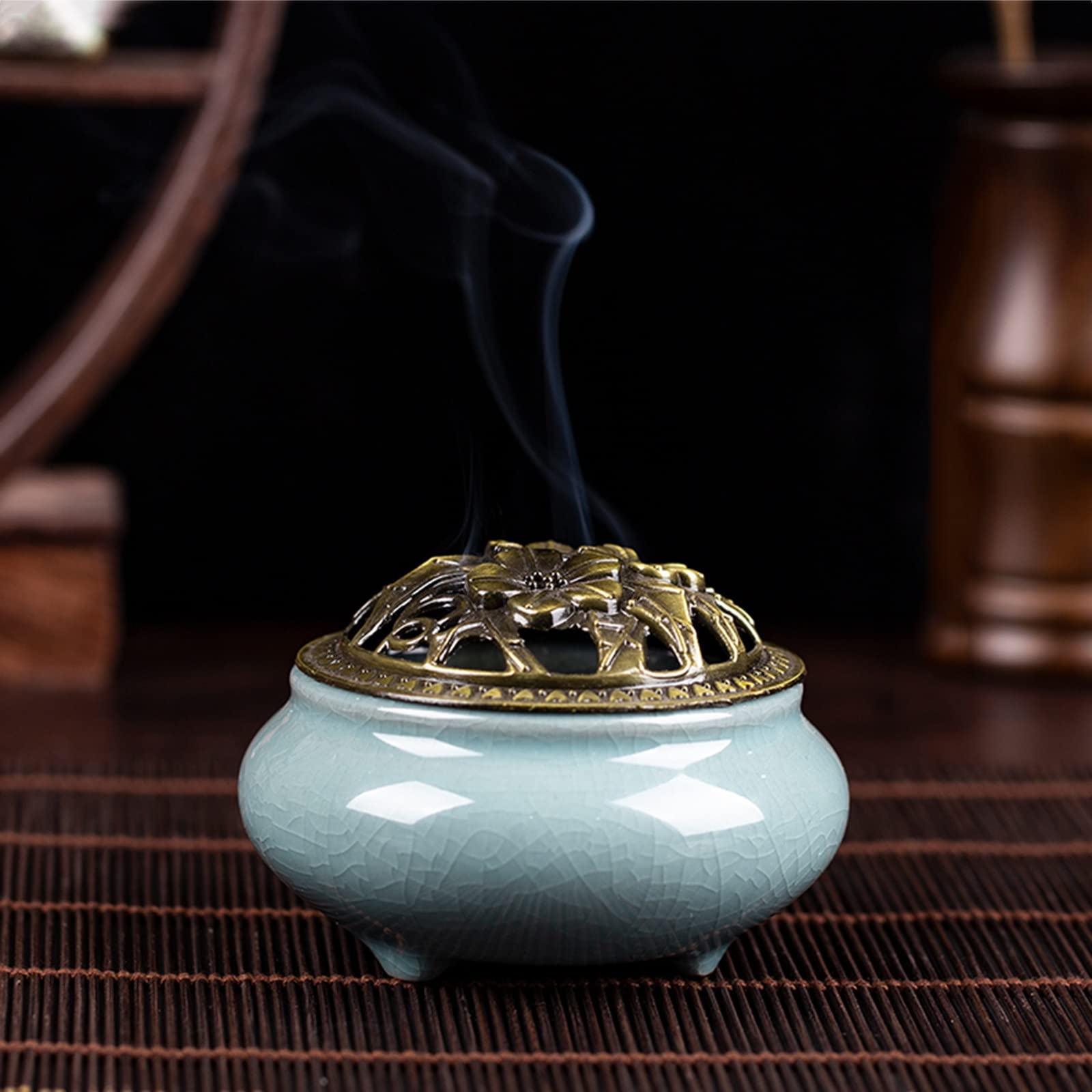 Amazon.com: Ceramic Incense Burner, Ceramic Waterfall Smoke
